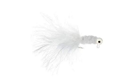 Tiny Tott 1/8Th Ounce Bonito Jig White With White Head (3Ct) 1