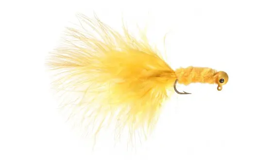 Tiny Tott 1/8Th Ounce Bonito Jig Yellow With Yellow Head (3Ct) 1
