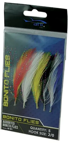 Ahi Assorted Bonito Feathers (5Ct) 1
