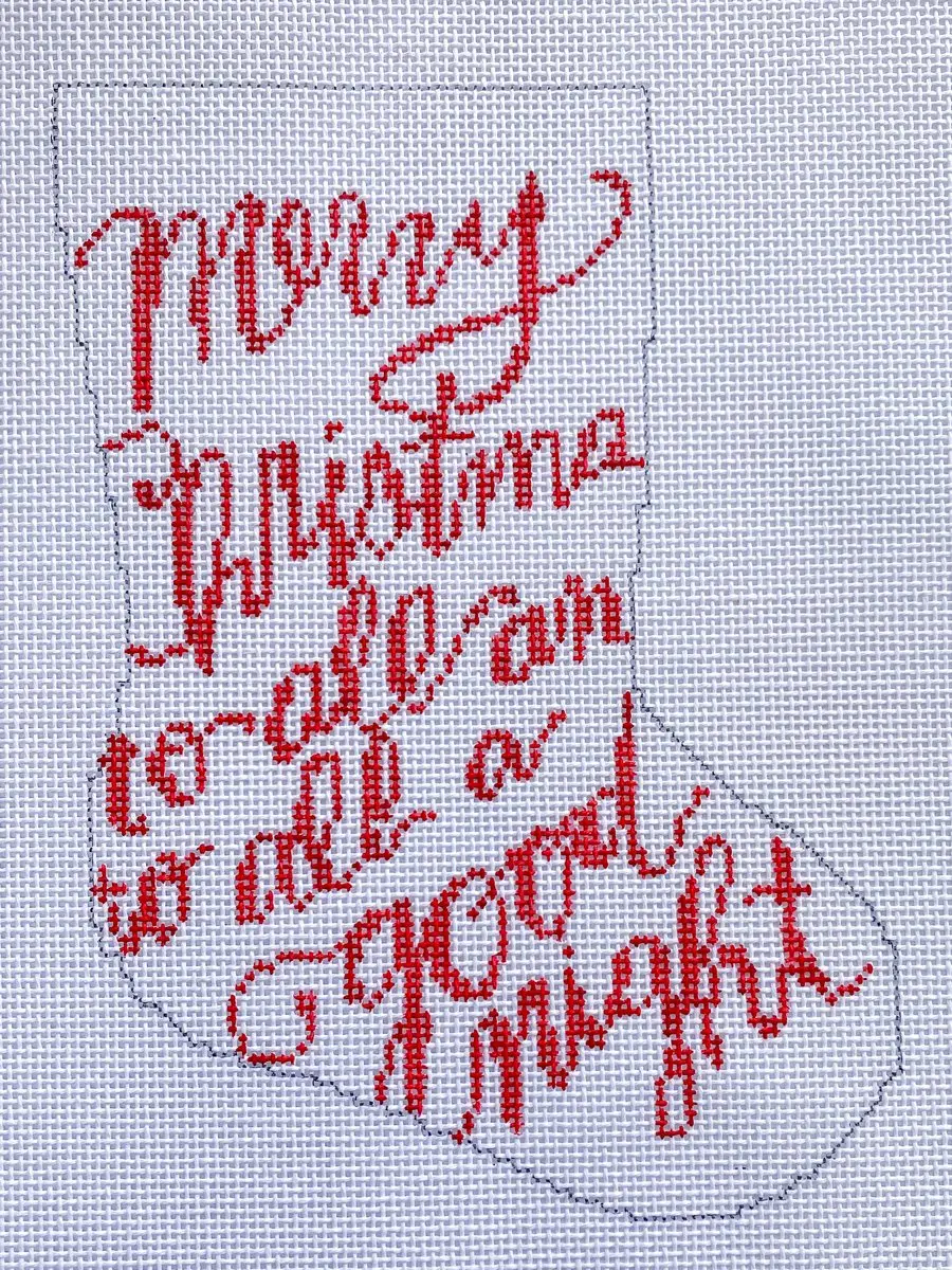 Bs14 Merry Christmas Mini Stocking 1