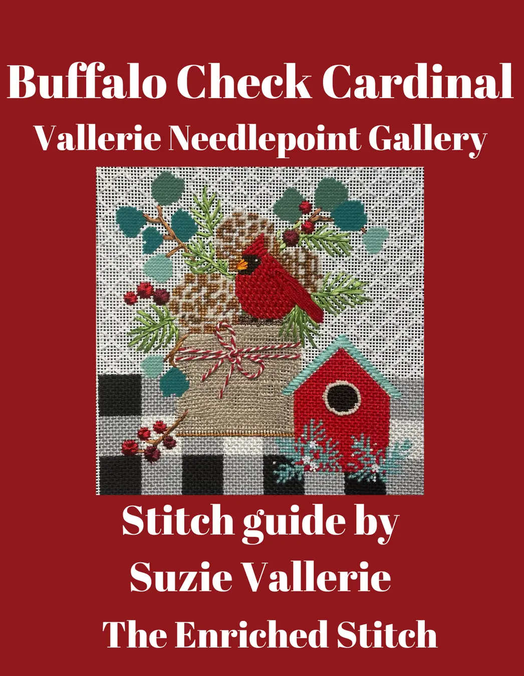 Buffalo Check Cardinal Stitch Guide 1