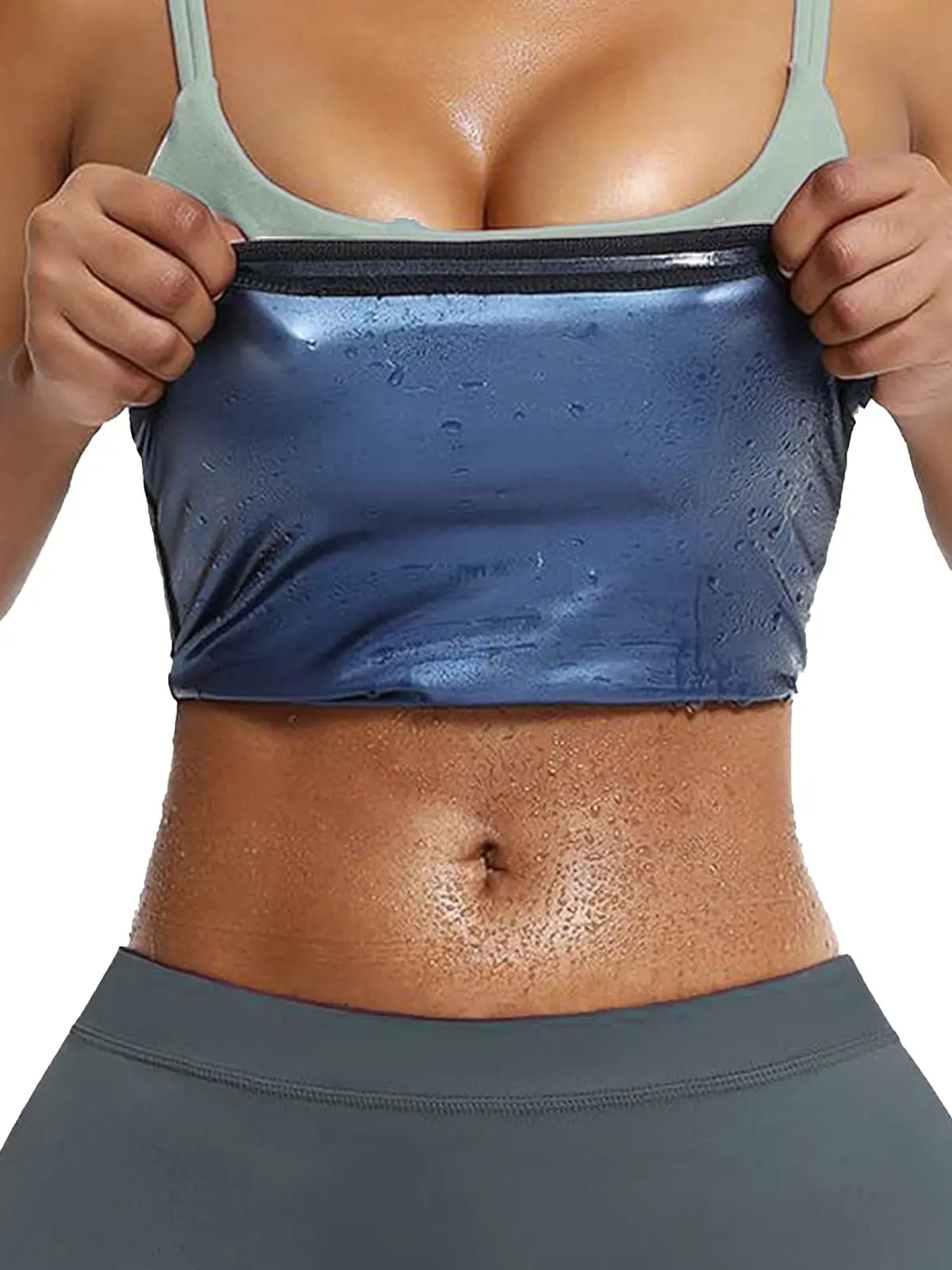 Waist Trainer For Women Sauna Slimming Belt Sweat Band Belly Fat Trimmer 1