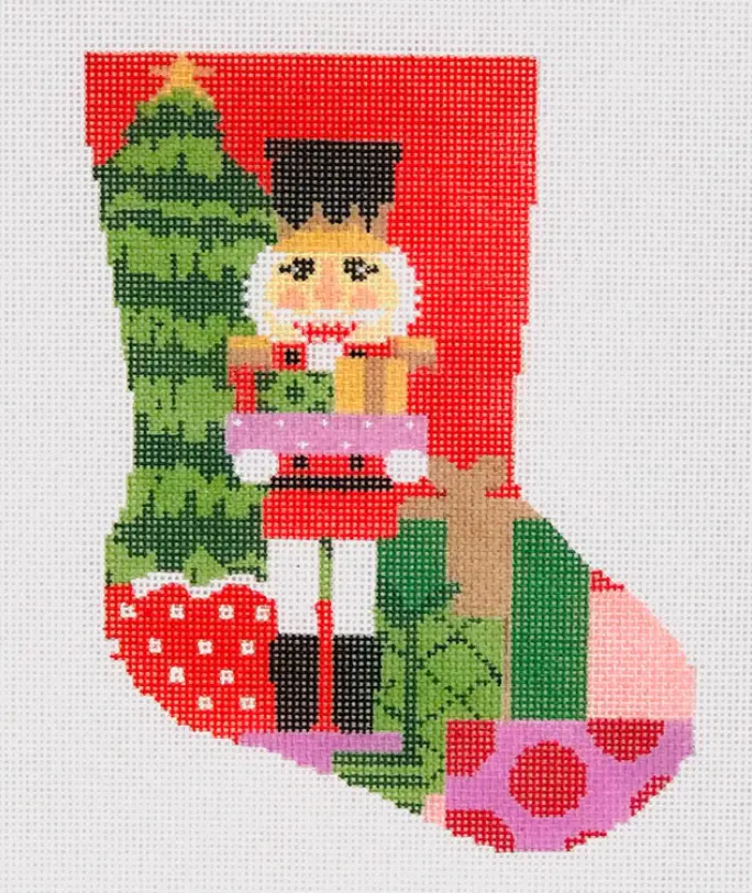 Bs05 Classic Nutcracker Mini Stocking 1