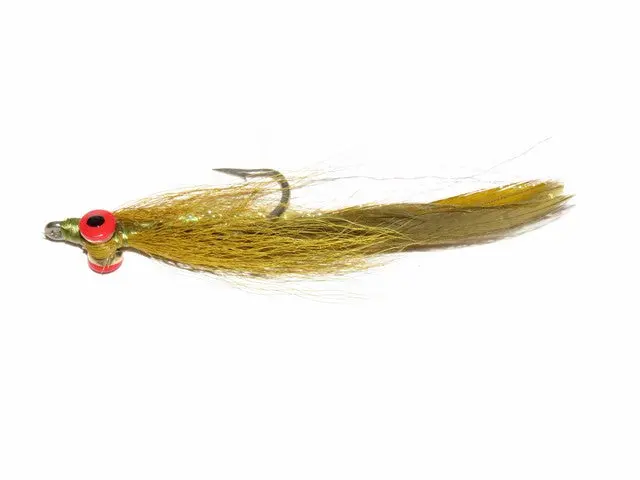 Clauser Olive Surf Fly, Size #2 1