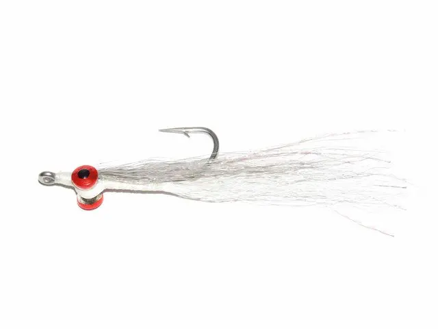 Clauser Shimmer And White Surf Fly, Size #2/0 1