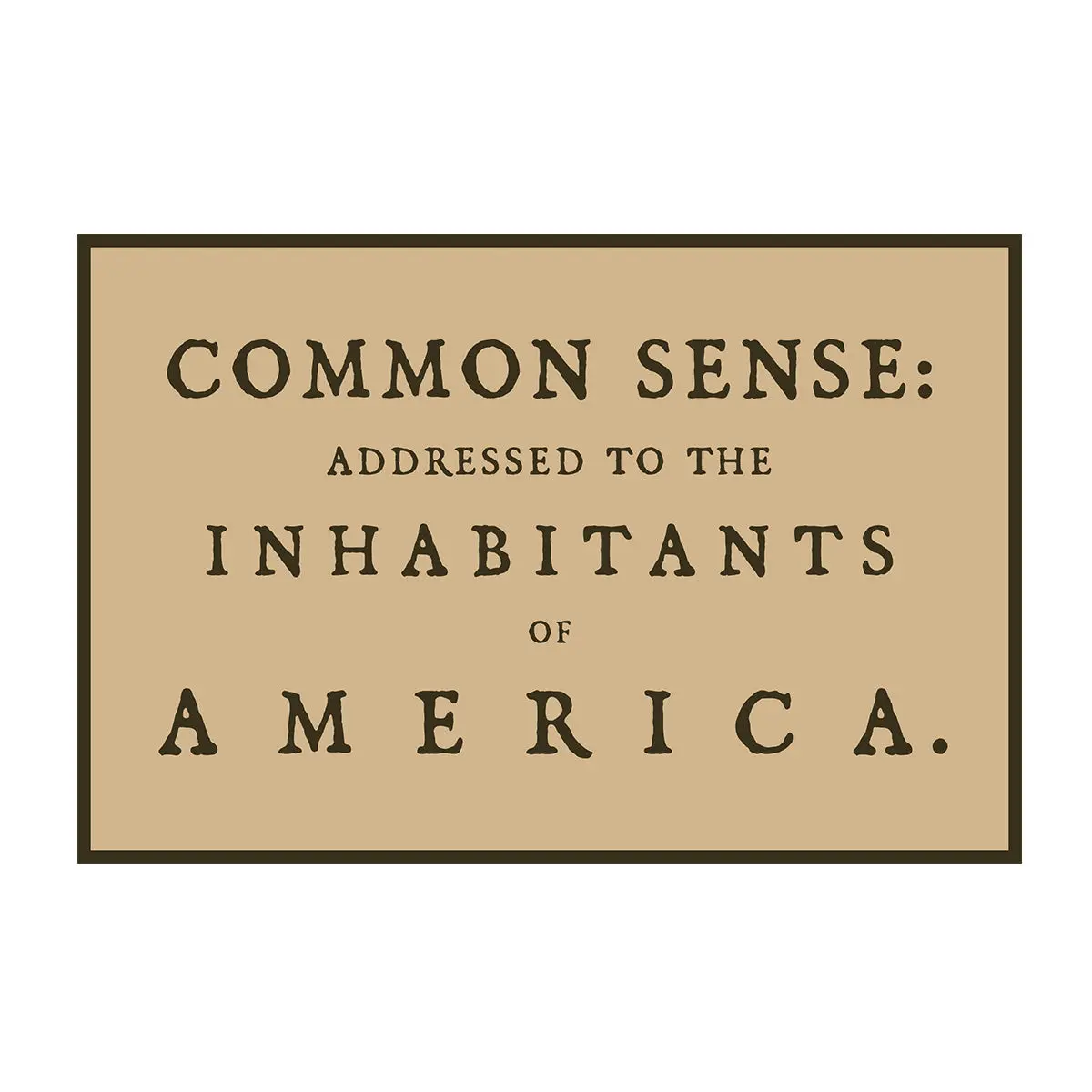 Patch - Common Sense Ruck 1