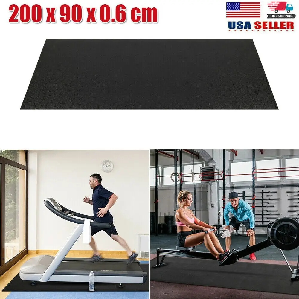 Mat For Treadmills Ellipticals Rowing Machines Recumbent Bikes & Exercise Equipment 1