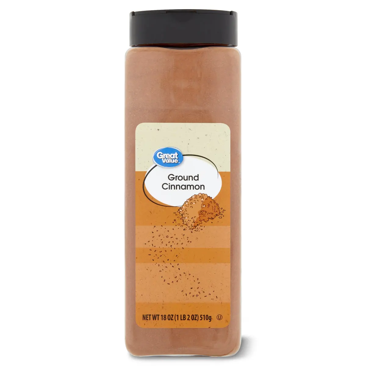 Great Value Ground Cinnamon, 18 Oz Free Shipping 1