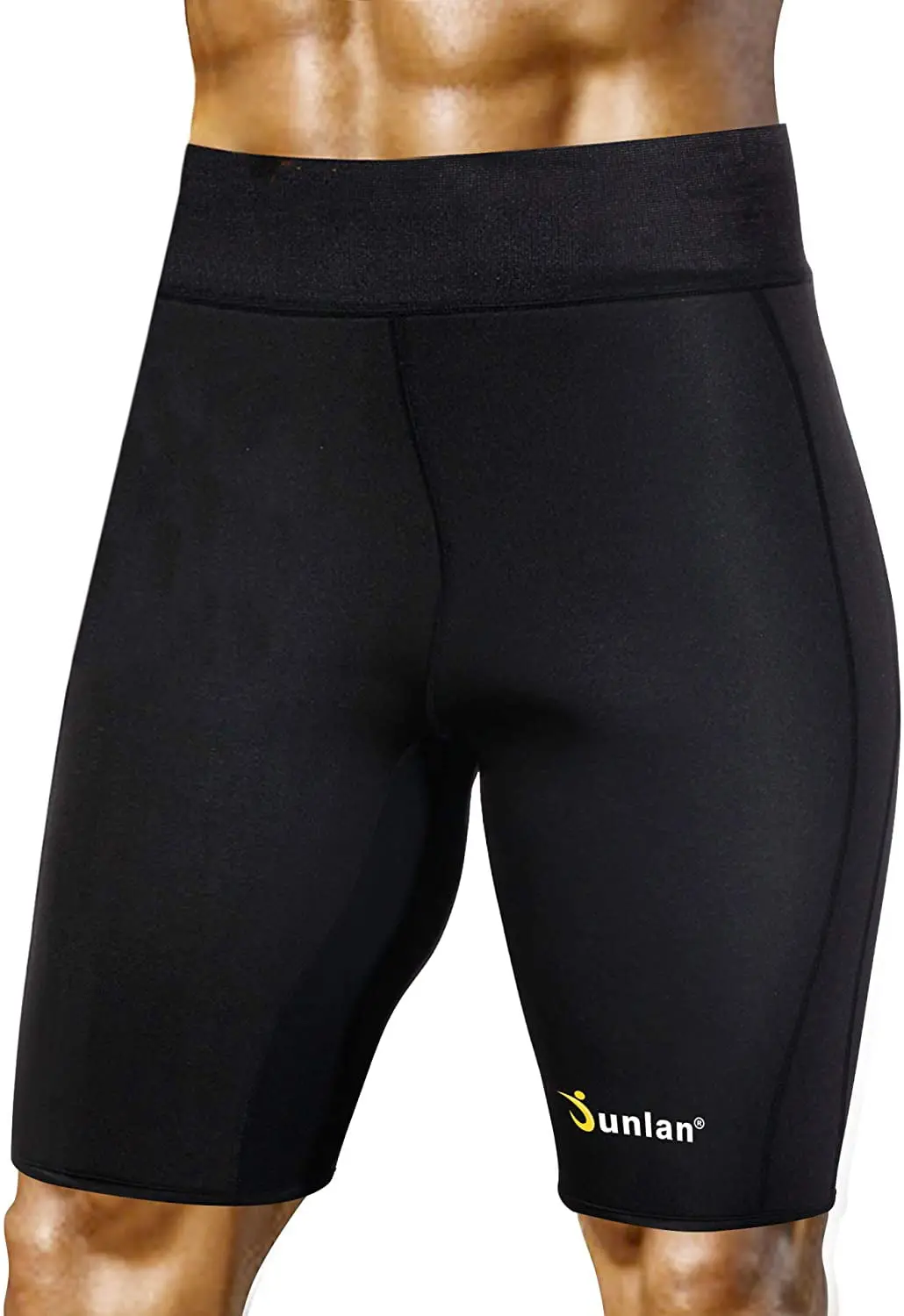 Men's Workout Sauna Hot Sweat Thermo Shorts 1