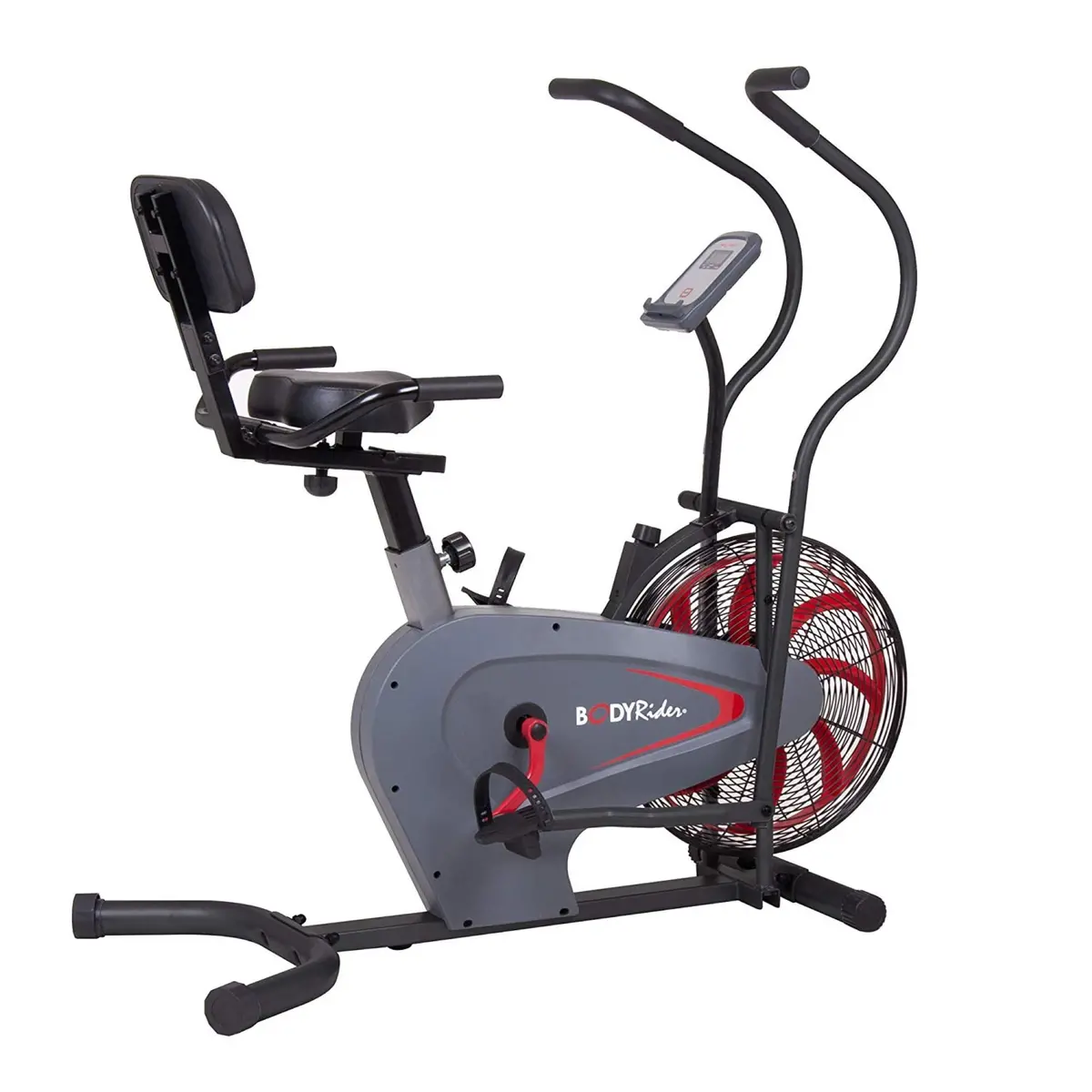 Upright Fan Bike Manual Resistance, Heart Rate Monitor 250 Lbs. 1