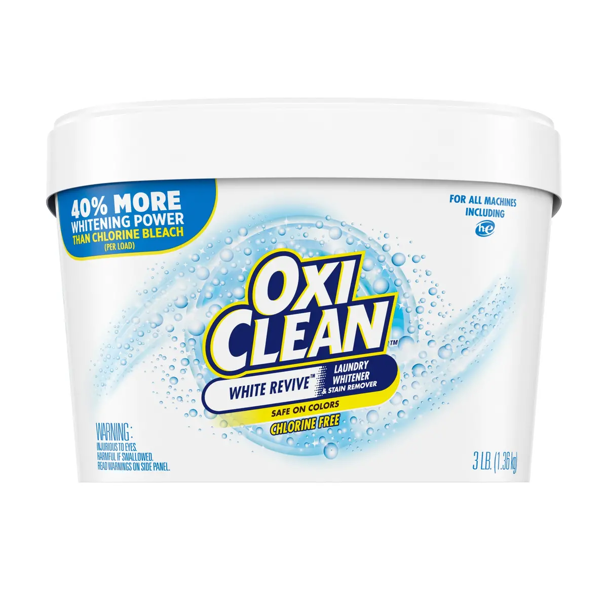 Oxiclean White Revive Laundry Whitener + Stain Remover, 3 Lbs. Usa Stock 1
