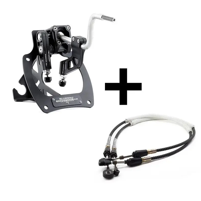 Hybrid Racing Short Shifter Assembly & Shifter Cable Combo (02-05 Civic Si) 1