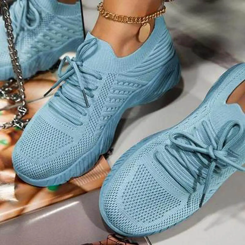 Chunky Sole Women's Running Sneakers – Non-Slip, Cushioned Athletic Footwear