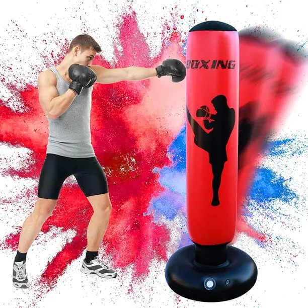 Freestanding Kickboxing Heavy Standing Punching Boxing Bag W/ Stand 1