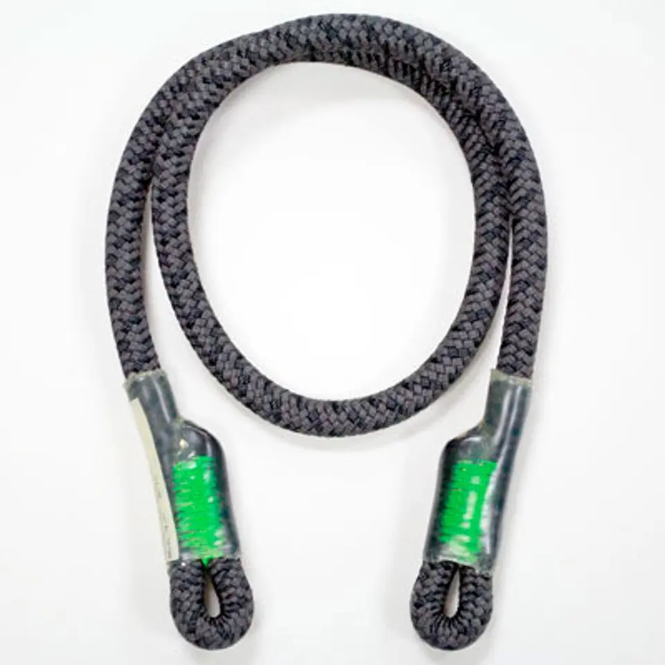 Rope Logic's 10Mm 30In Grizzly Spliced Black Beeline Eye To Eye Tail 1