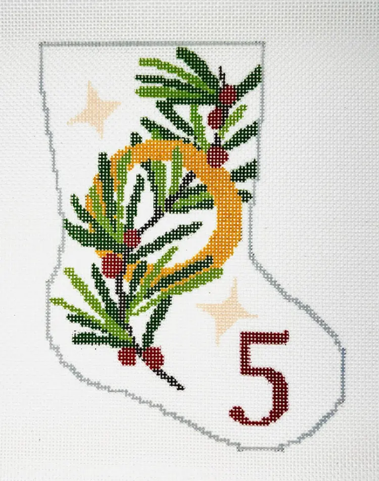 Bs39 5 Golden Rings Mini Stocking 1