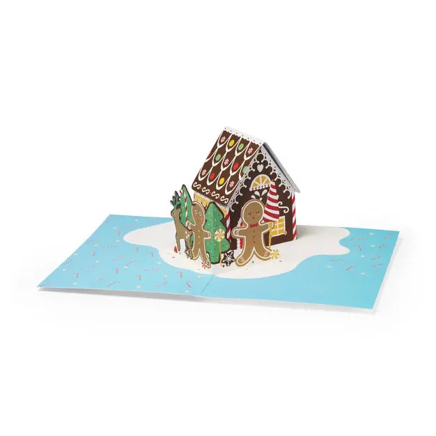 Pop-Up Holiday Card: Gingerbread House 1