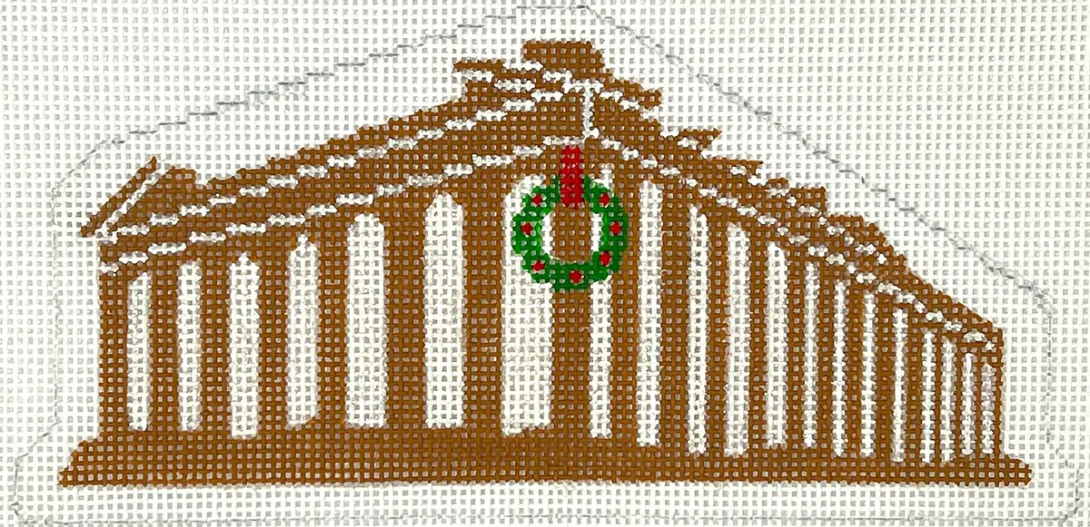 Xm-168 Gingerbread Monument - Parthenon 1