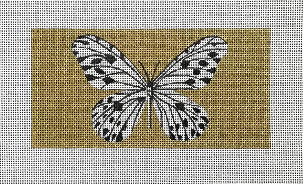 In587 Butterfly On Gold 1
