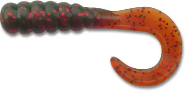 Big Hammer 1 3/4" Motor Oil Red Grub (25 Pack) 1