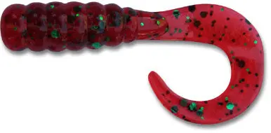 Big Hammer 1 3/4" Red Bug Grub (25 Pack) 1