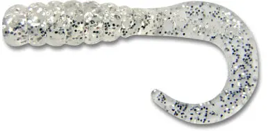 Big Hammer 1 3/4" Silver Shad Grub (25 Pack) 1