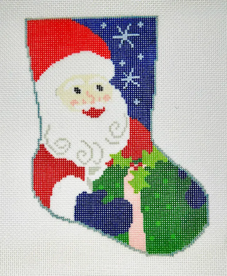 Bs53 Ho Ho Ho Santa Mini Stocking 1