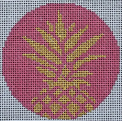 Ts049 Pineapple 3" Round - Pink 1