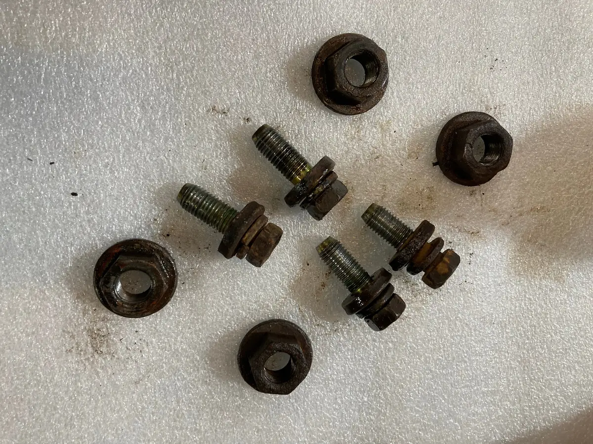 1990-1997 Mazda Miata Front Sub Frame Nut And Bolt Set 1