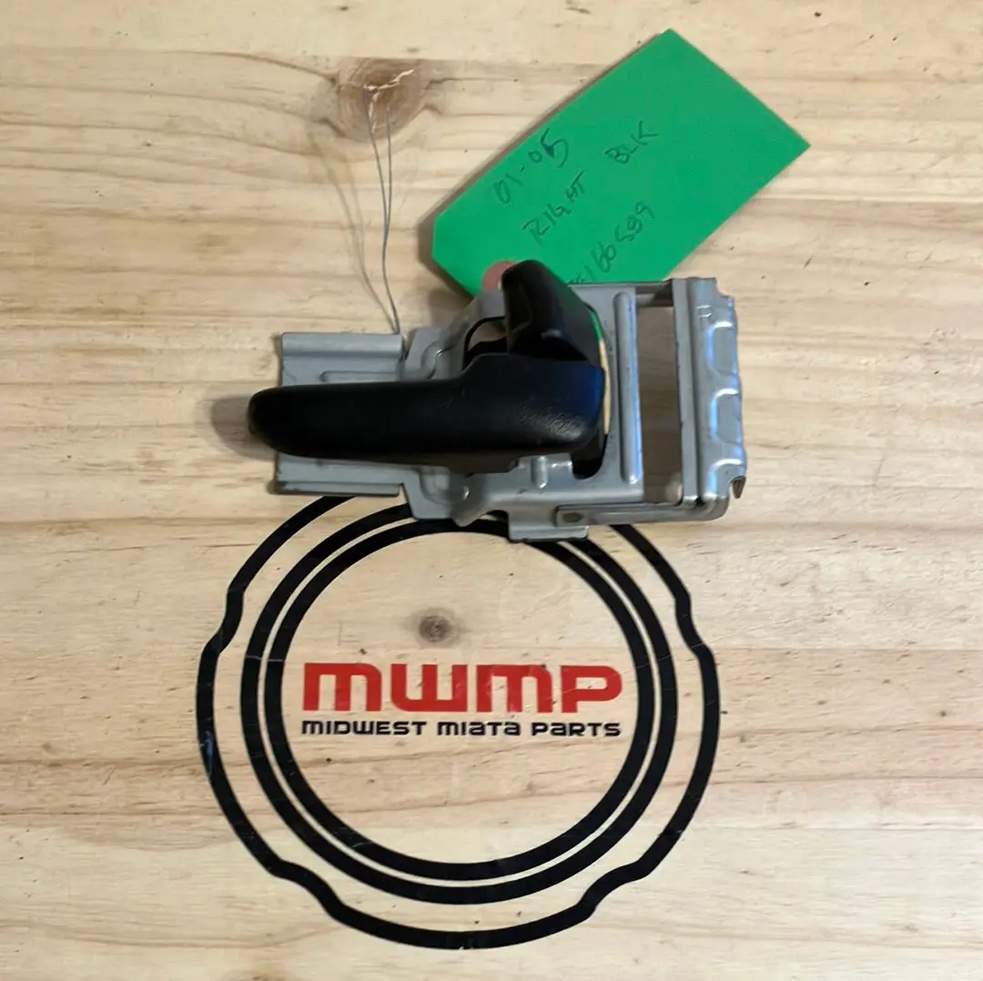 2001-2005 Mazda Miata Inner Black Right Passenger Door Handle 1