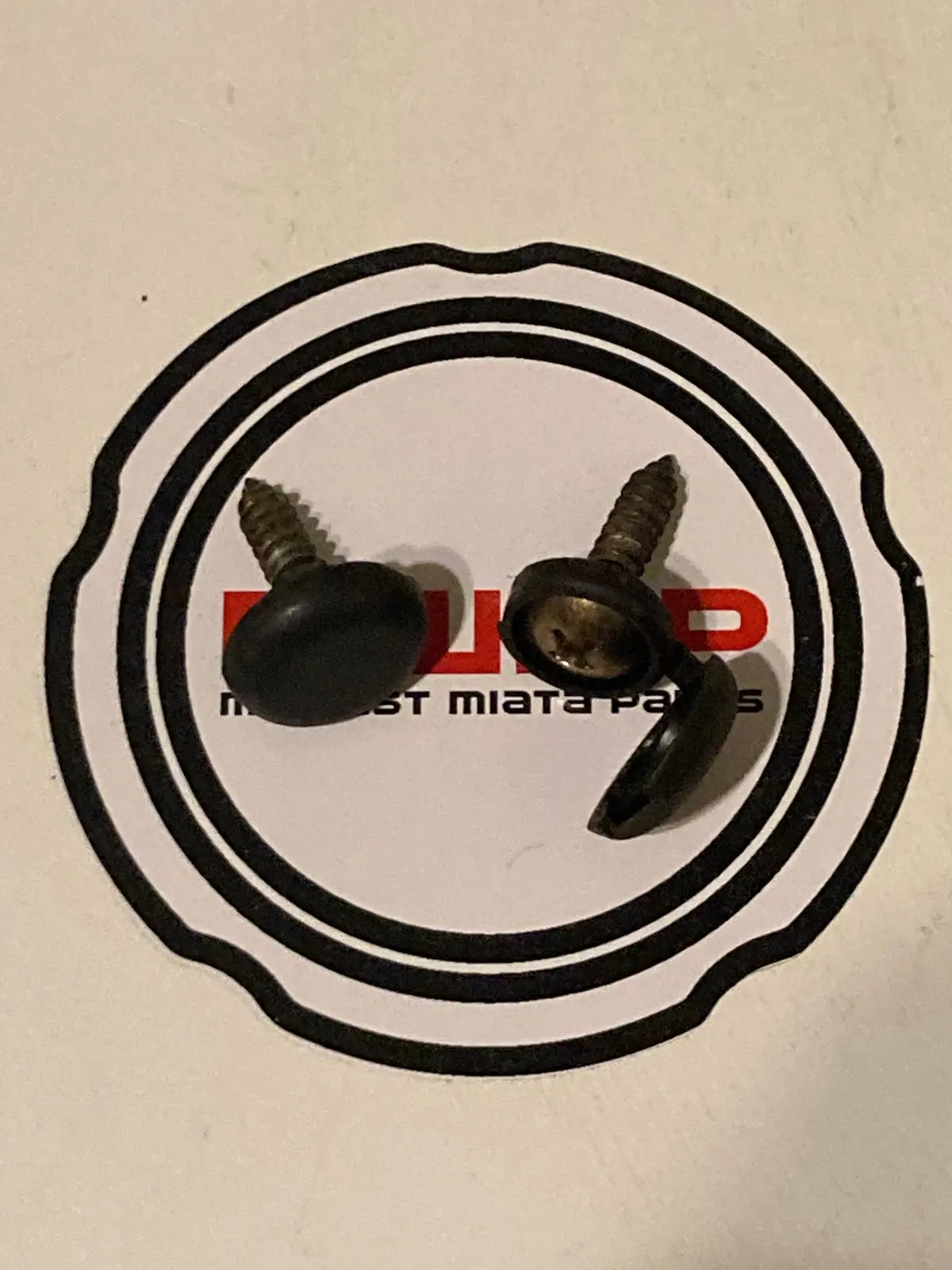 1999-2005 Mazda Miata Center Console Front Side Trim Screw With Black Cap 1