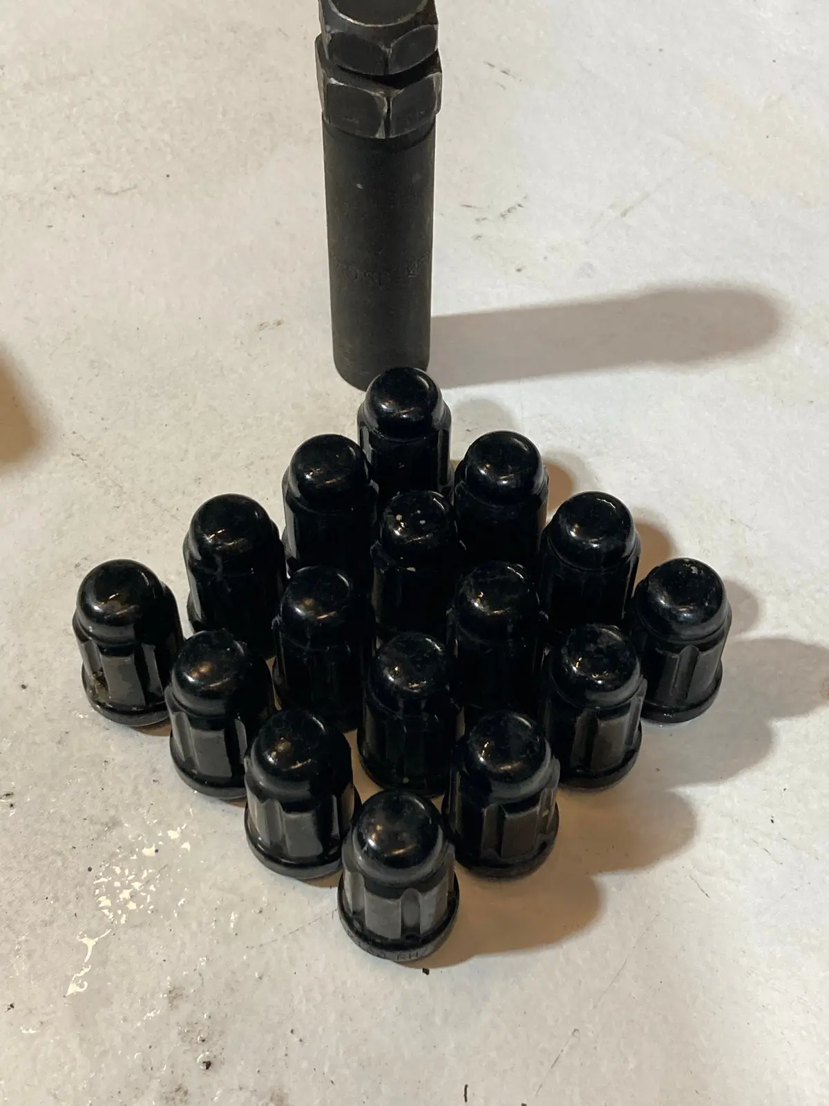 1990-2020 Mazda Miata Black Spline Drive Lug Nut Set M12 X 1.5 1