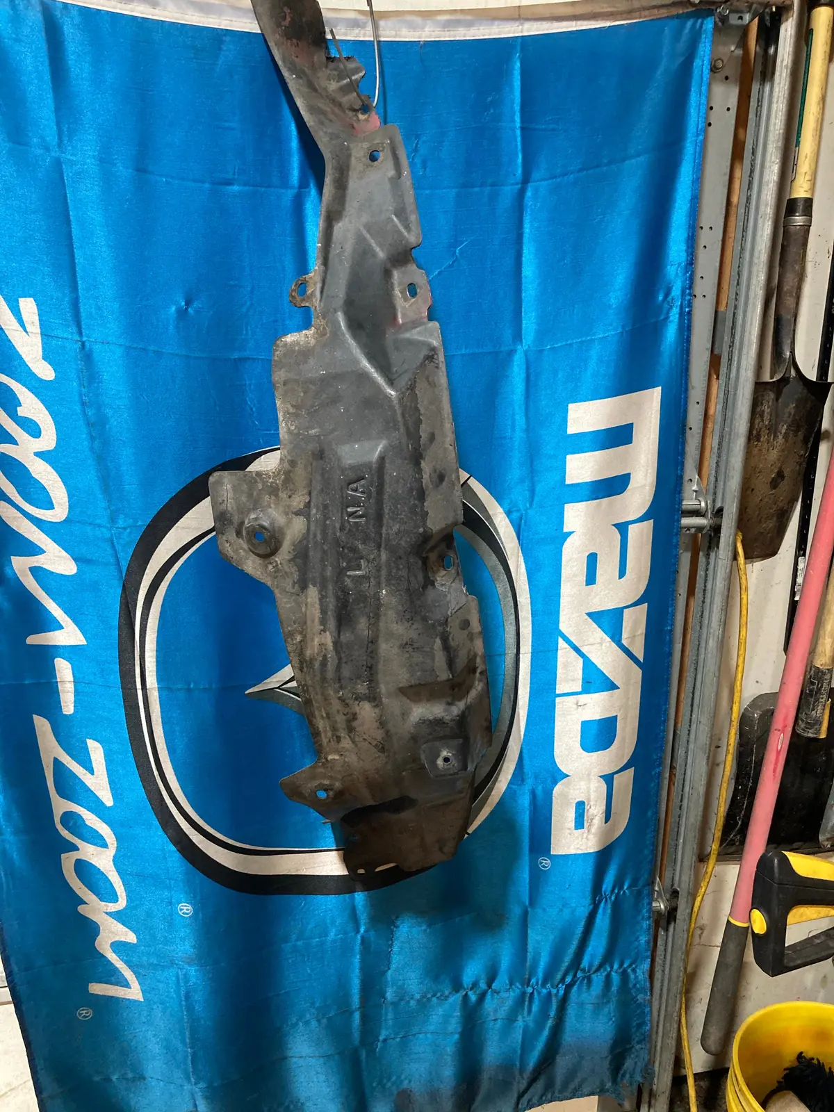 1990-1997 Mazda Miata Left Front Na Inner Fender Liner 1