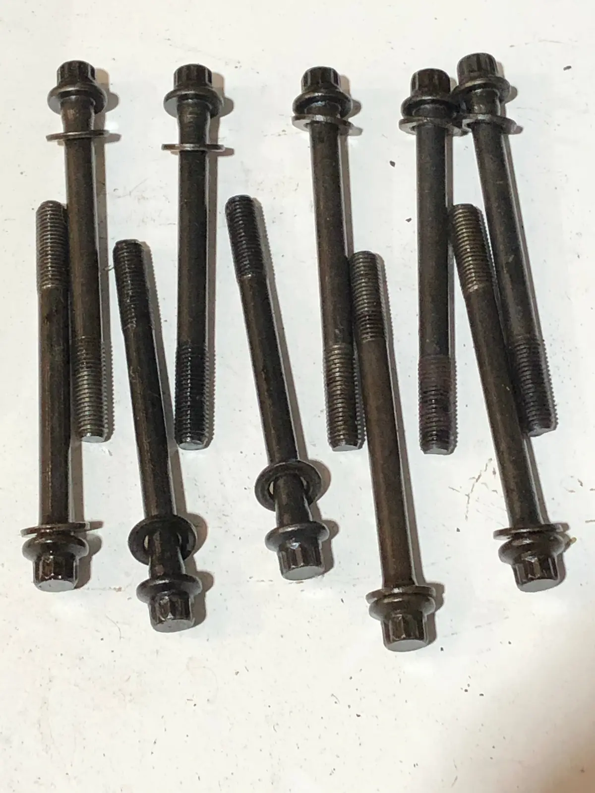 1990-2005 Mazda Miata Cylinder Head Bolts With Washer (Set Of 10) 1