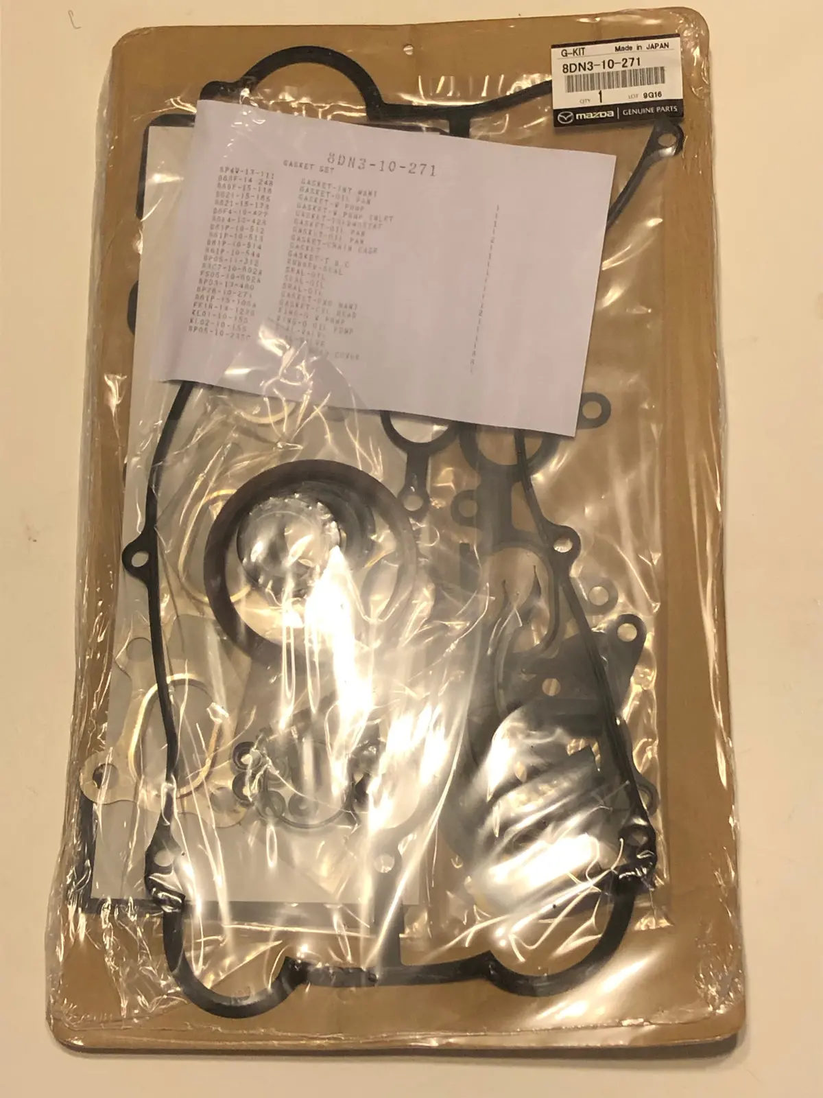 2001-2005 Mazda Miata Engine Gasket Set 1