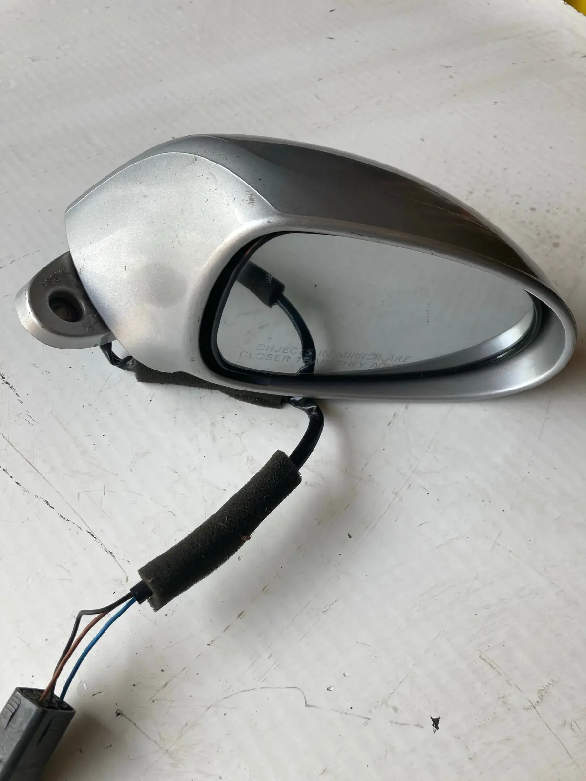 1999-2005 Mazda Miata Passenger Side Right Mirror Silver 1