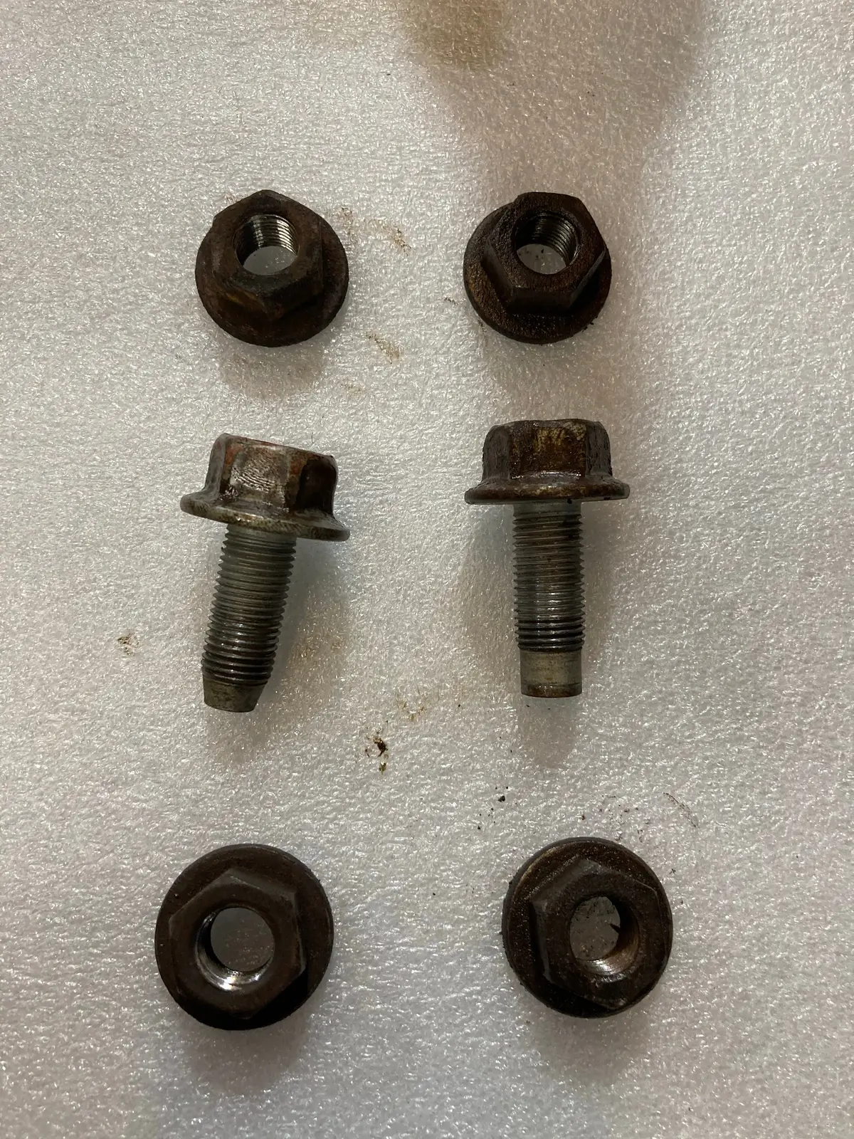 1990-2005 Mazda Miata Rear Sub Frame Nut And Bolt Set 1