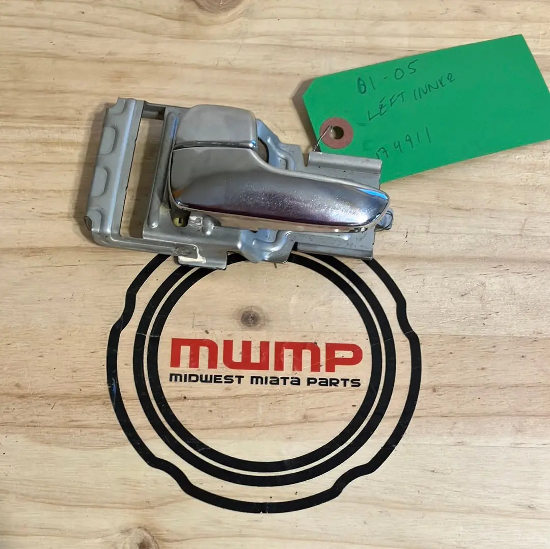 2001-2005 Mazda Miata Inner Chrome Left Drivers Door Handle 1