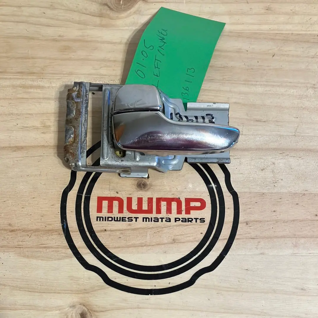 2001-2005 Mazda Miata Inner Chrome Left Drivers Door Handle 1