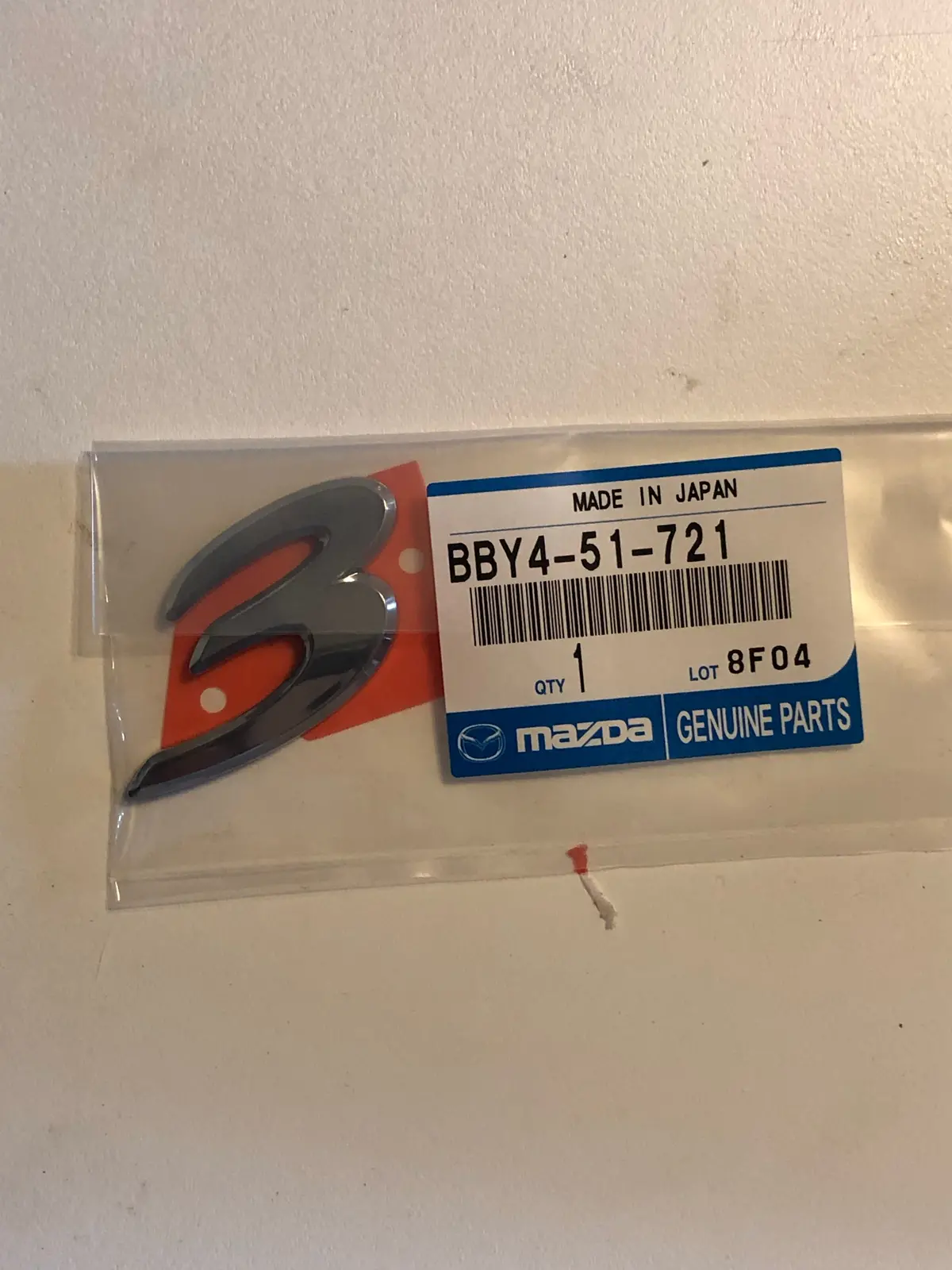 Mazda 3 Badge Bby4-51-721 1