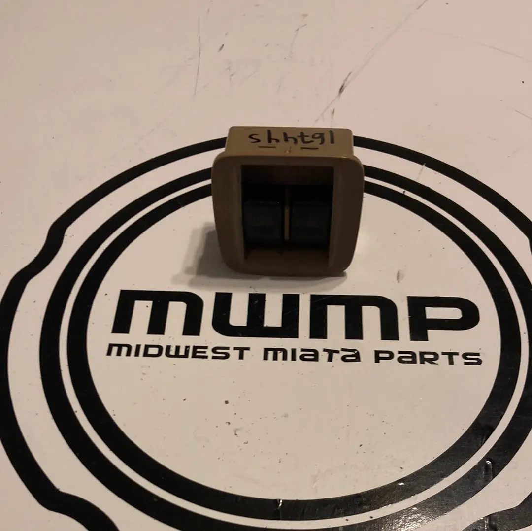 1999-2000 Mazda Miata Tan Power Window Switch 1