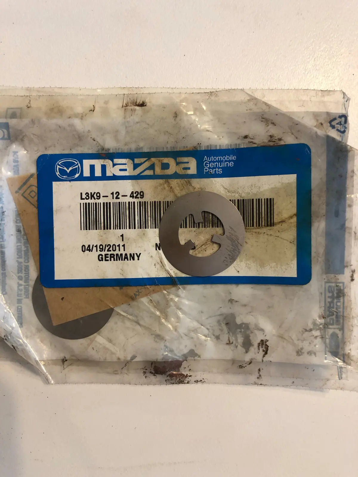 Mazda Washer L3k9-12-429 1