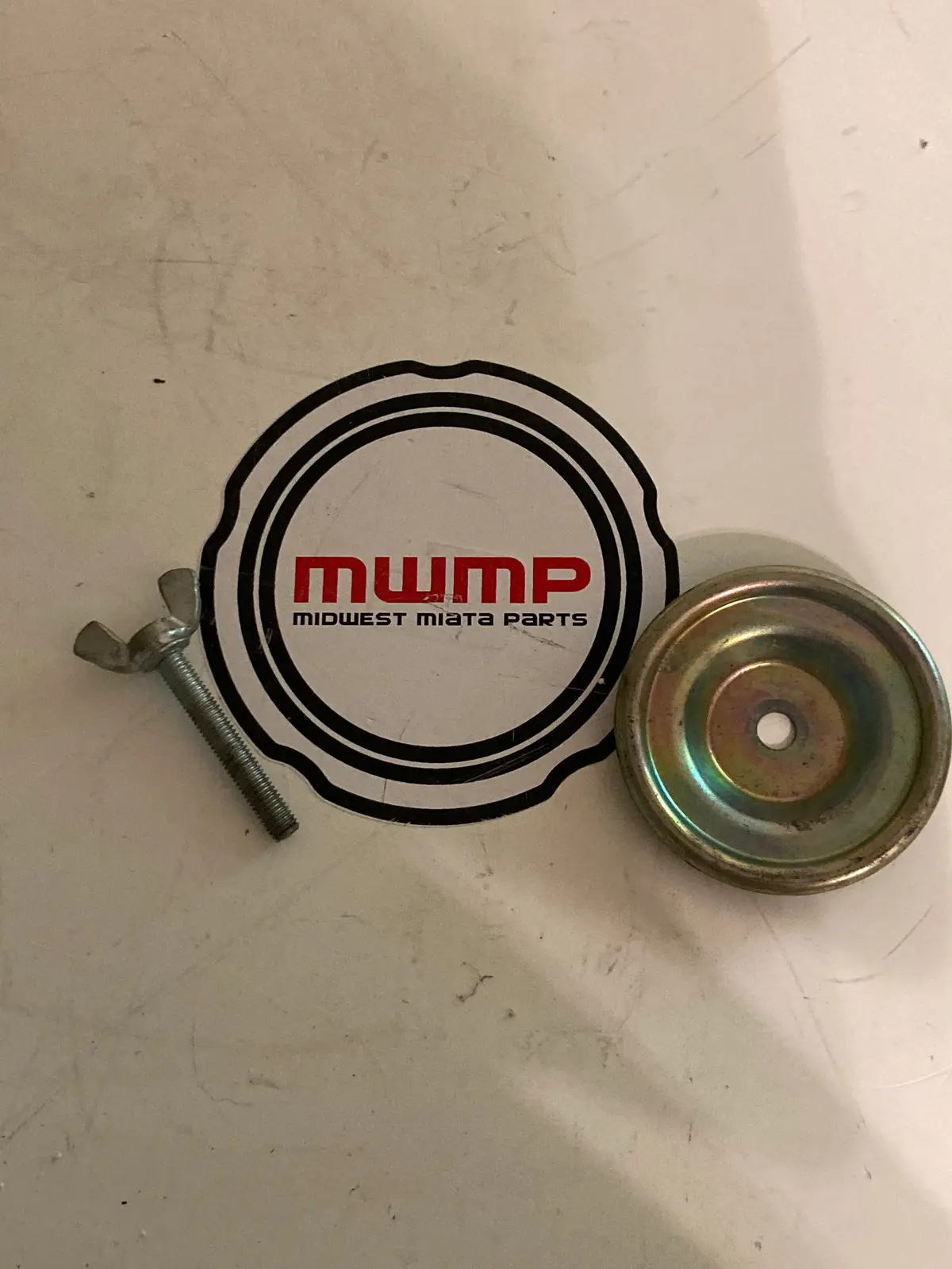 1990-1997 Mazda Miata Spare Tire Tie Down Kit Bolt And Washer 1