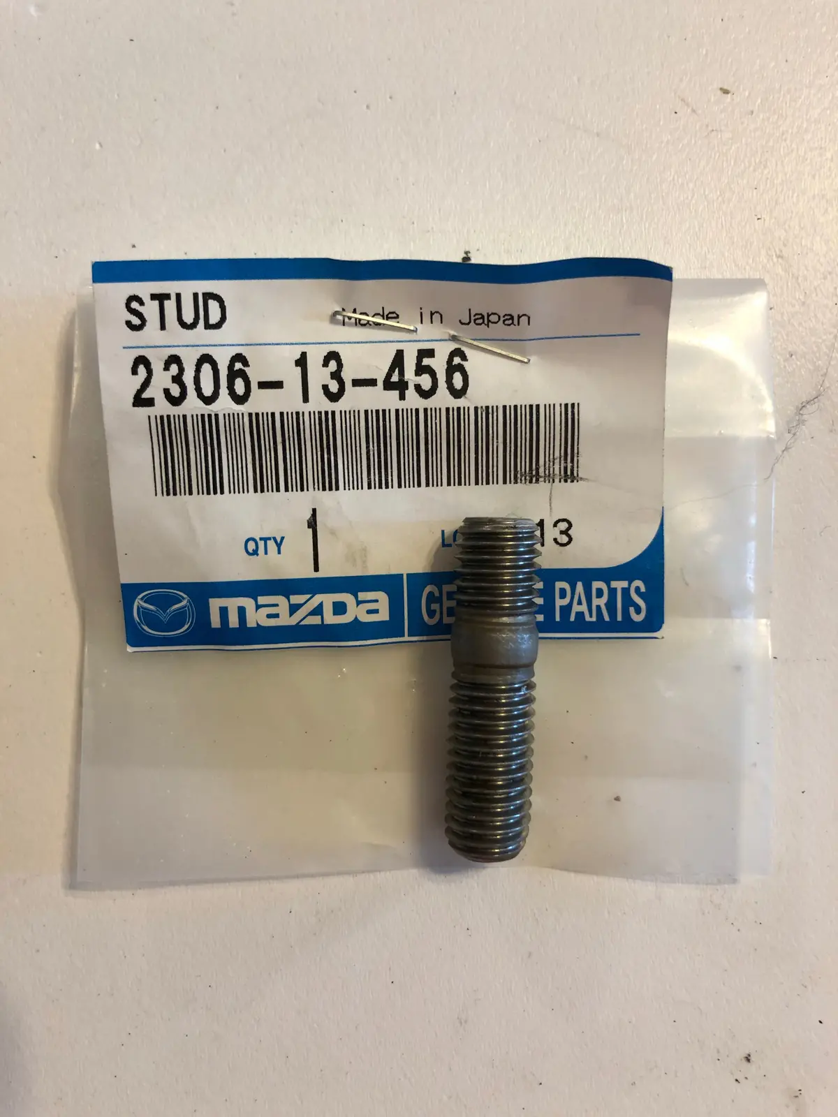 1999-2005 Mazda Miata Exhaust Manifold Stud 1