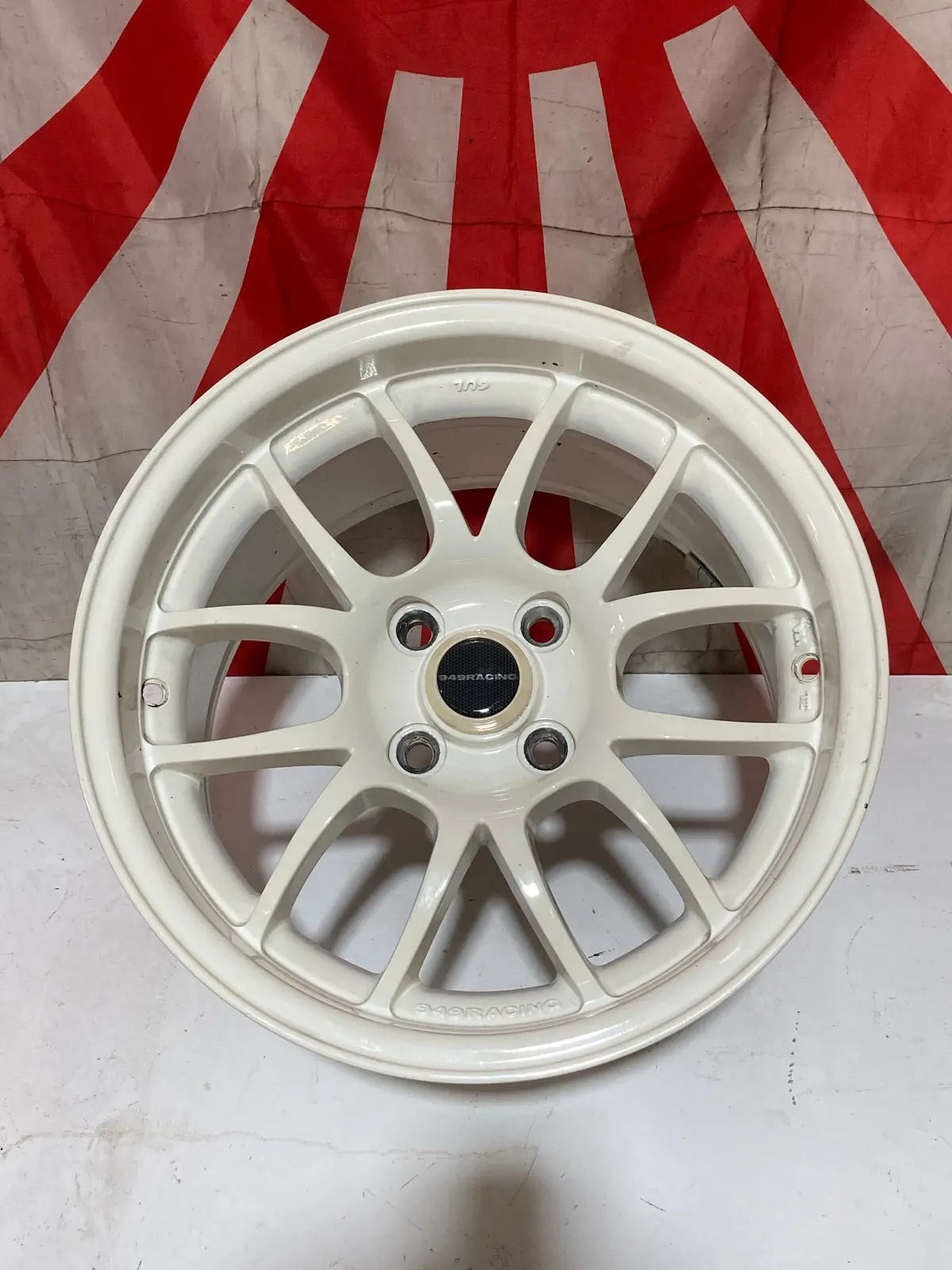 949 Racing 4X100 15X9 Et/Offset 36 6Ul (White) 1