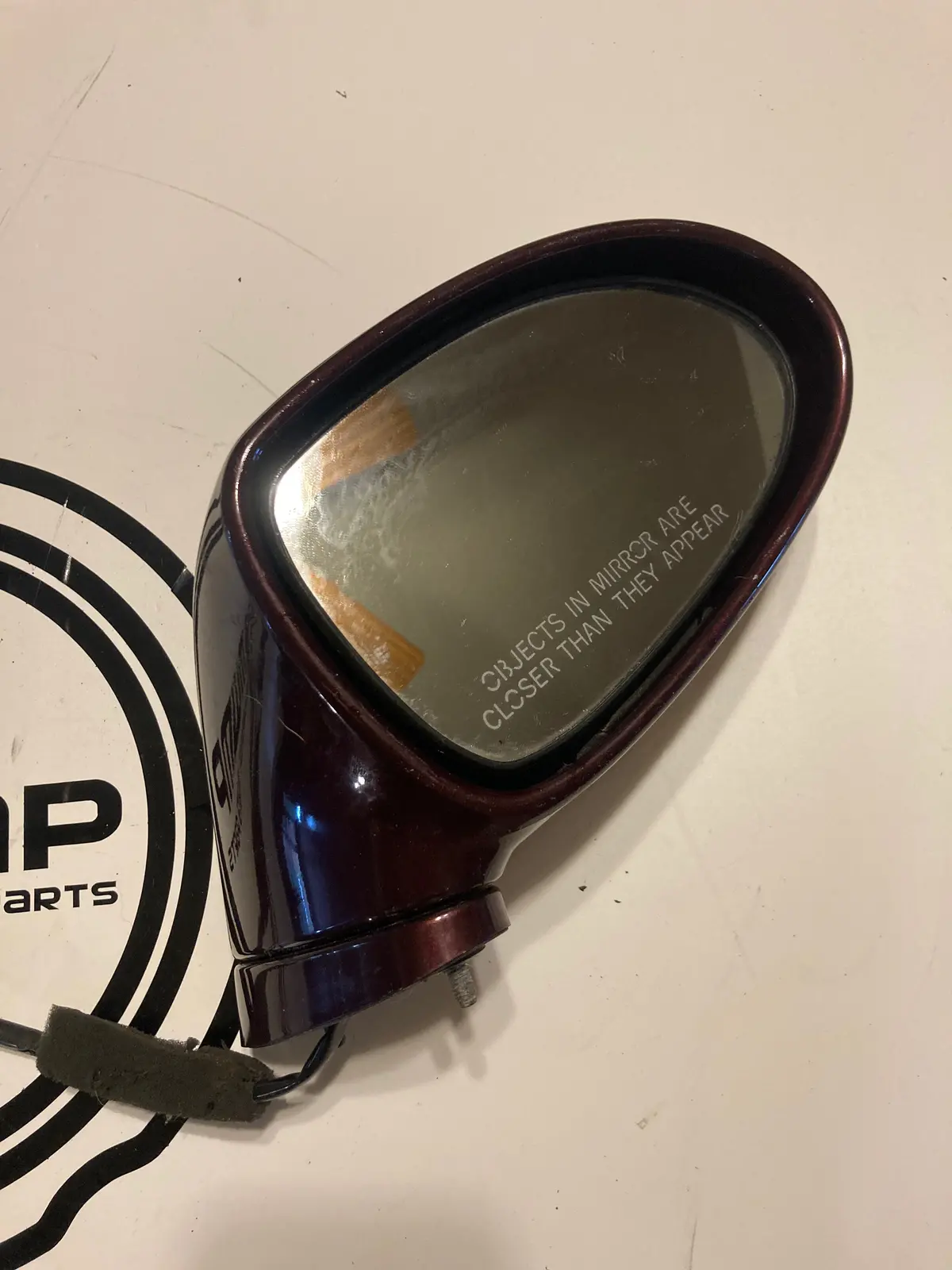 1999-2005 Mazda Miata Passenger Side Right Mirror Merlot 1