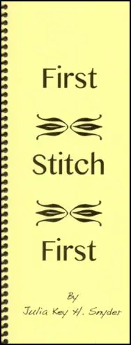 First Stitch First 1