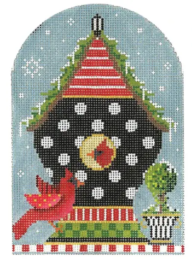 Kbh13 Black Polka Dot Cardinal House 1