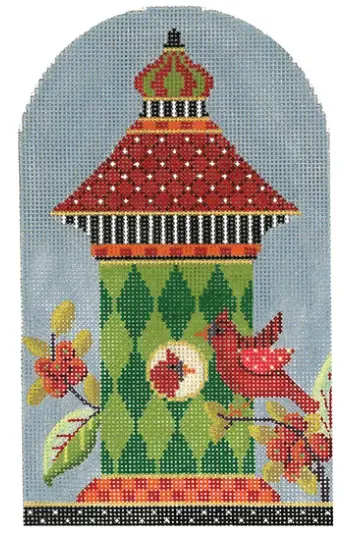 Kbh14 Bittersweet Harlequin Birdhouse 1