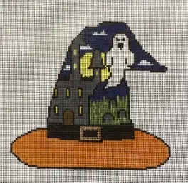 Kcd1124 Haunted House Witch's Hat 1